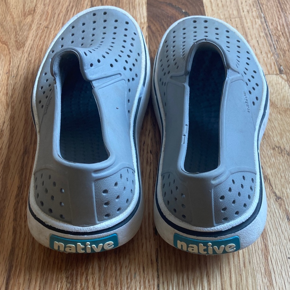 Native Kids Gray Water Shoes